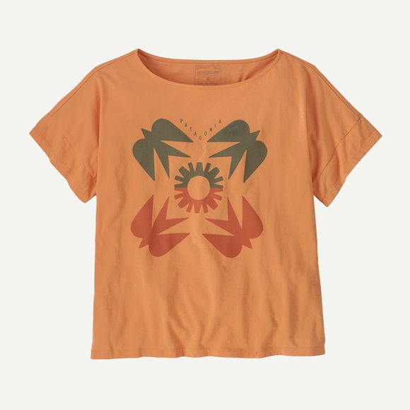 Patagonia Tops - Patagonia Women's Sunfirst Relaxed Drop-Sleeve Organic T-Shirt - L